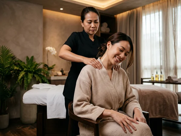 Full Body Massage dan Head Shoulder Elvara